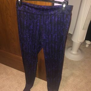 Purple dri-fit leggings